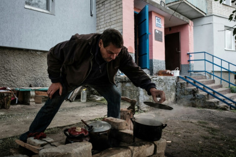 Many civilians have already fled the town, which is without electricity and running water