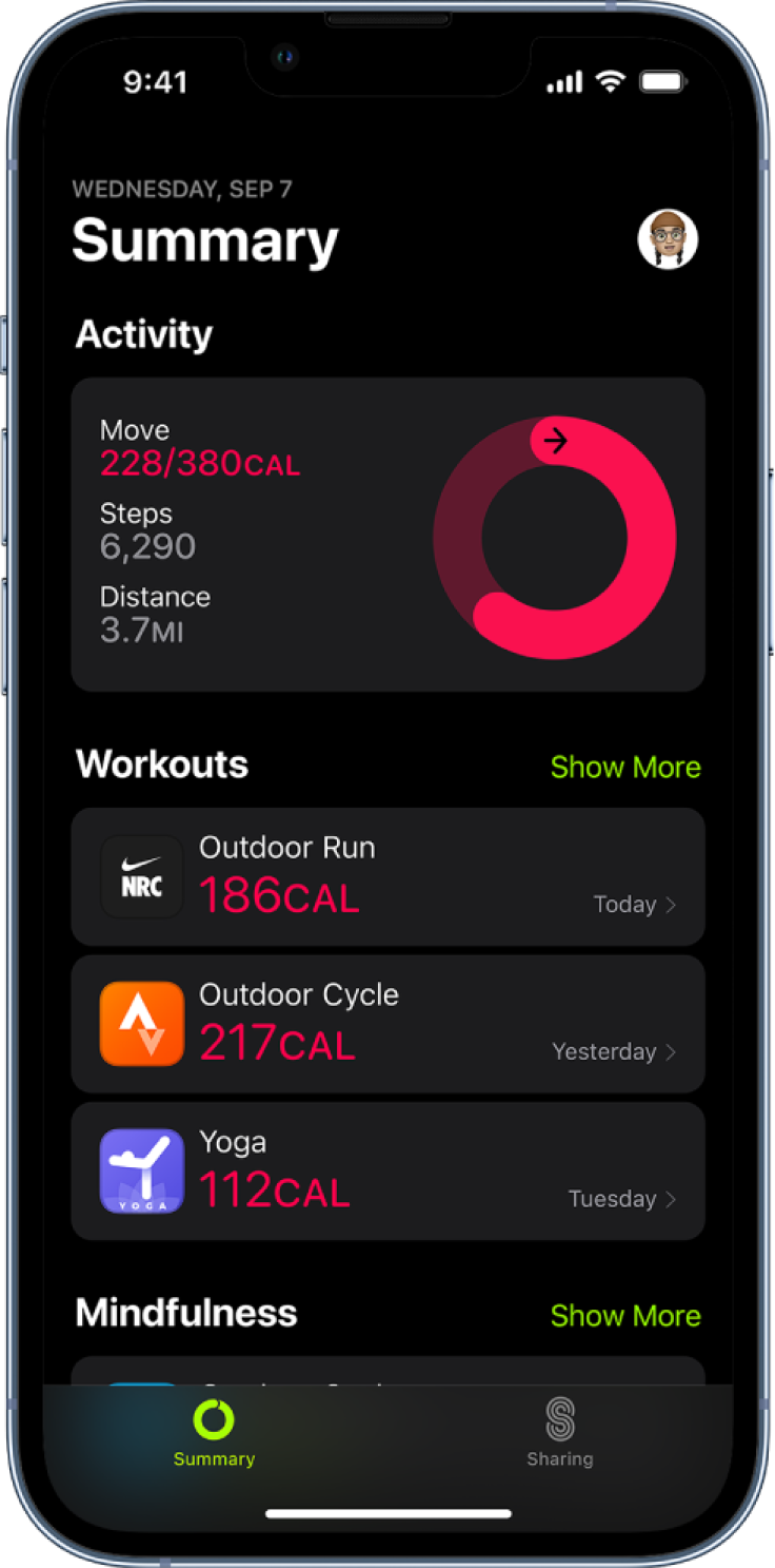 Apple Fitness app