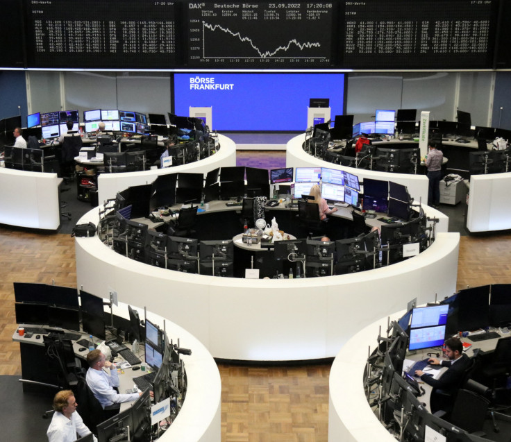 German share price index DAX graph is pictured at the stock exchange in Frankfurt