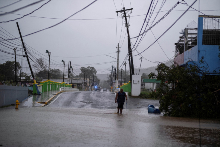 Hurricane Fiona landfalls in Puerto Rico