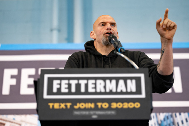 Pennsylvania U.S. Senate candidate John Fetterman rallies in Philadelphia