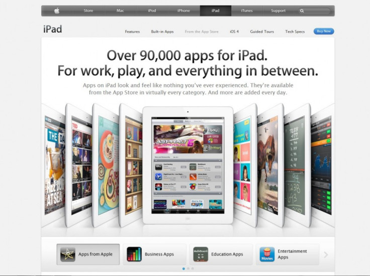 iPad Apps Surpass 100,000 in Number