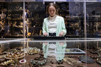 In the jewellery workshop, close to 20,000 pieces are stored