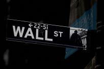 A Wall St. street sign is seen near the NYSE in New YorkNYSE in New York