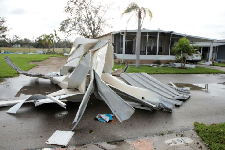 Damage from Hurricane Ian is seen in Fort Meyers, Florida September 29, 2022