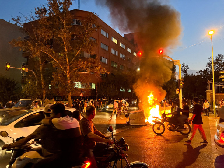 Protest over the death of Mahsa Amini, in Tehran