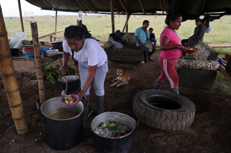 Colombia land occupations