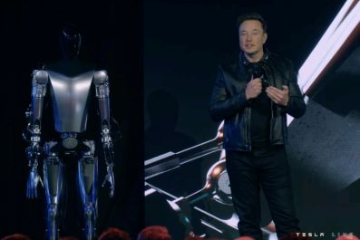 Elon Musk says an Optimus humanoid robot that Tesla is developing could be priced at less than $20,000 and wind up doing most of the work while people reap the benefits.
