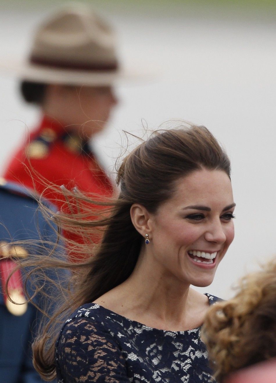 Catherine, Duchess of Cambridge arrives at Ottawas Macdonald-Catier International Airport in Canada