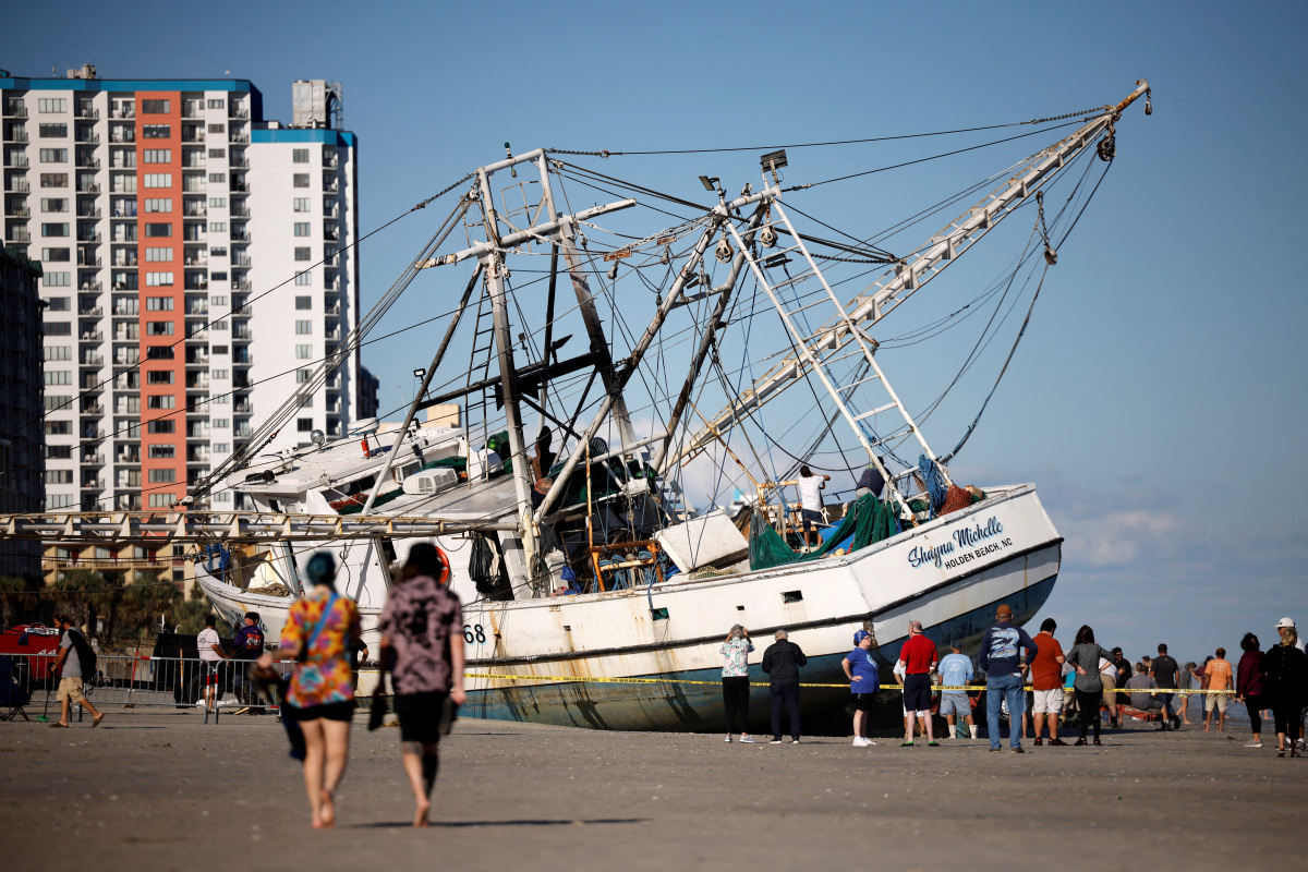 Hurricane Ravaged Florida Carolinas Face Daunting Recovery   Aftermath Hurricane Ian Myrtle Beach South Carolina 