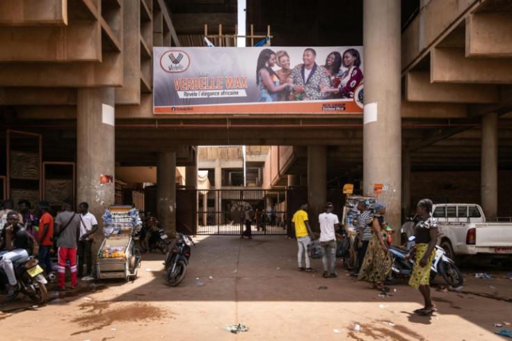 The main gates of the market in Ouagadougou were shut after the reported coup