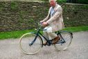 The then Prince Charles at a sponsored bike ride in June 2021