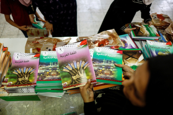 Palestinian parents protest the Israeli curriculum with unedited textbooks