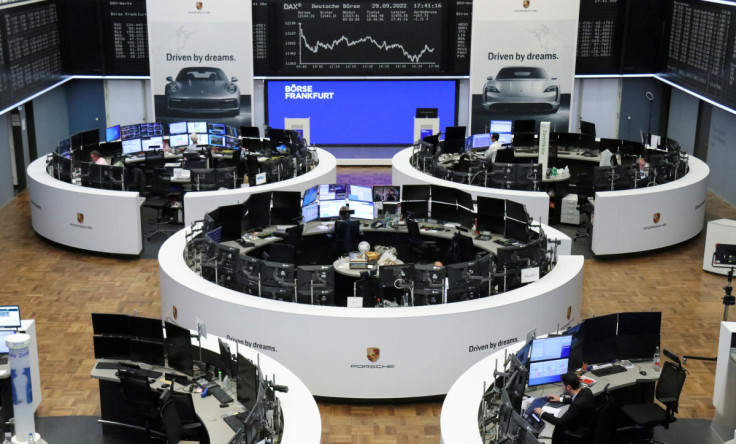 German share price index DAX graph is pictured at the stock exchange in Frankfurt