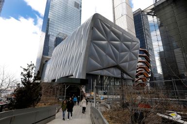 "The Shed" at the Hudson Yards development on Manhattan's West side in New York City