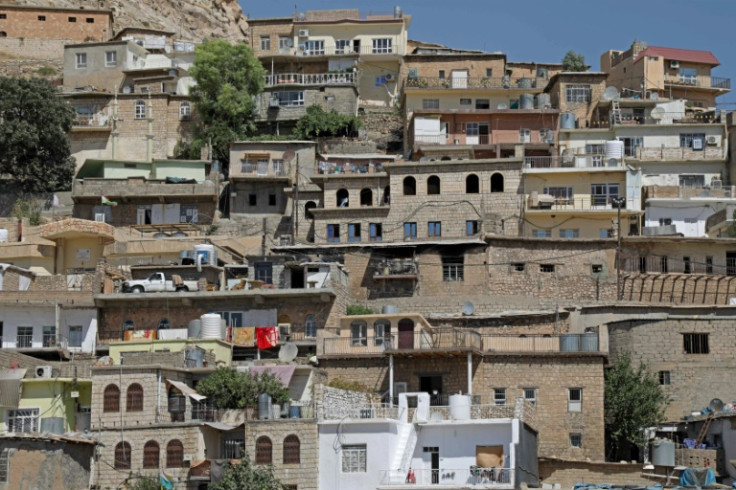 Stone houses dominate in the Kurdish town of Akre, 500 kilometres north of Iraq's capital Baghdad