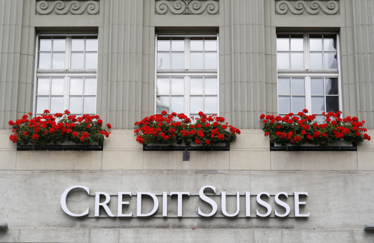 Logo of Swiss bank Credit Suisse is seen in Bern