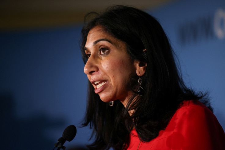 British Attorney General and Conservative leadership candidate Suella Braverman attends the Conservative Way Forward launch event in London