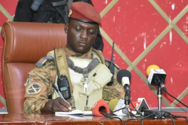 Burkina Faso's new self-proclaimed leader, Captain Ibrahim Traore, 34