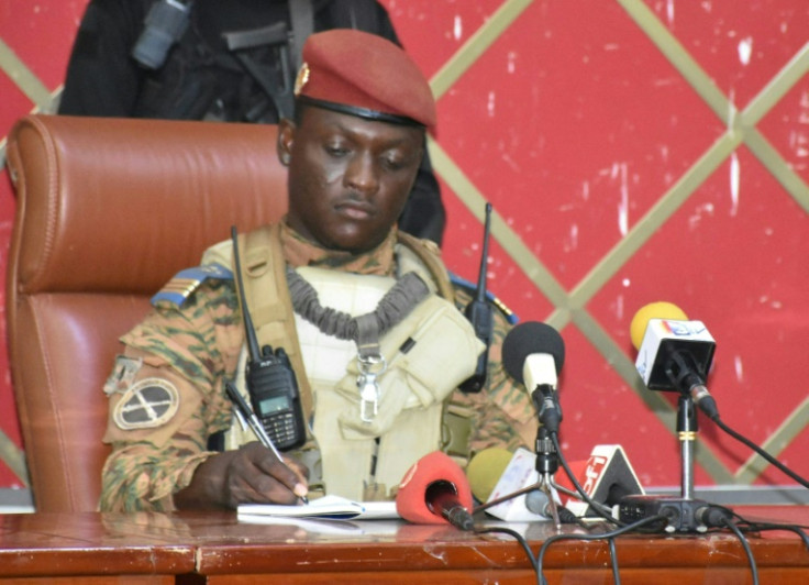 Burkina Faso's new self-proclaimed leader, Captain Ibrahim Traore, 34