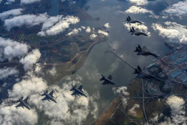 South Korean and U.S. fighter jets take part in a joint bombing drill