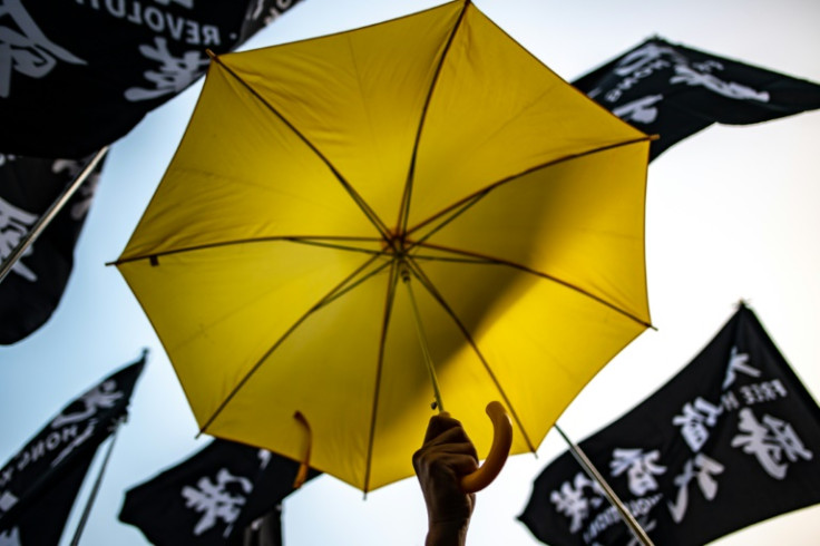 Yellow umbrellas became a symbol of anti-authoritarian demonstrations in Hong Kong