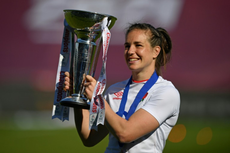 England's Emily Scarratt will be appearing at her fourth Rugby World Cup