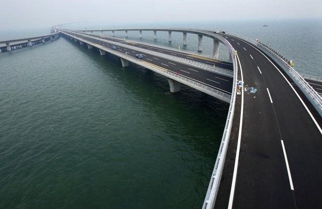 China opens worlds longest cross-bridge in Shandong Peninsula