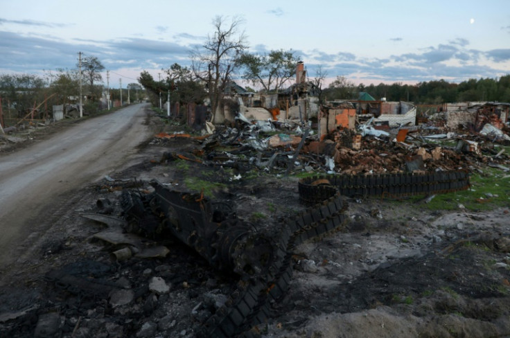 Fighting for the eastern Donetsk region has levelled towns and villages as Ukrainian forces reclaim captured territory from Russian forces