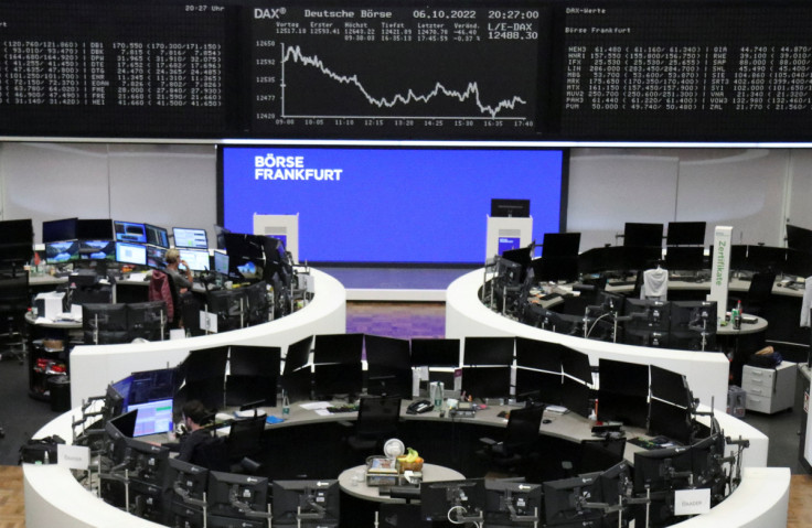 German share price index DAX at the stock exchange in Frankfurt
