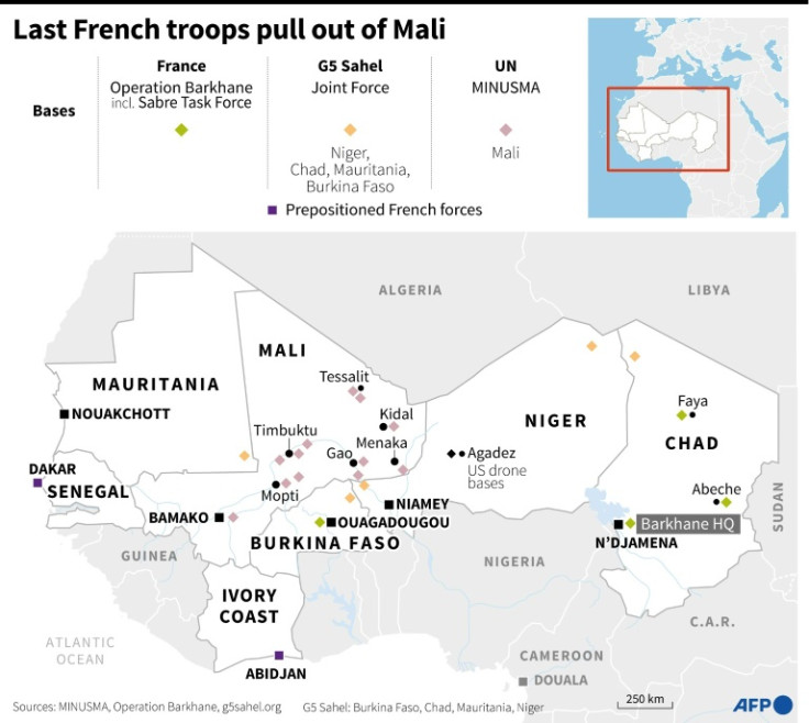 Regional forces in the Sahel after France's Barkhane anti-jihadist mission quit Mali