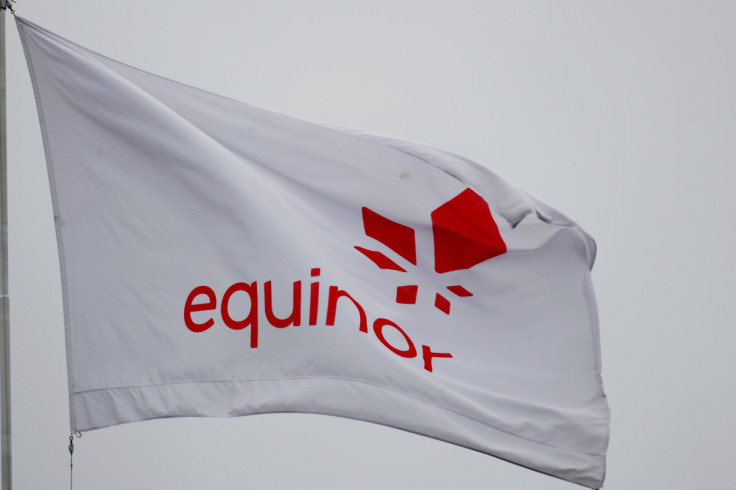 Equinor's flag flutters next to the company's headqurters in Stavanger