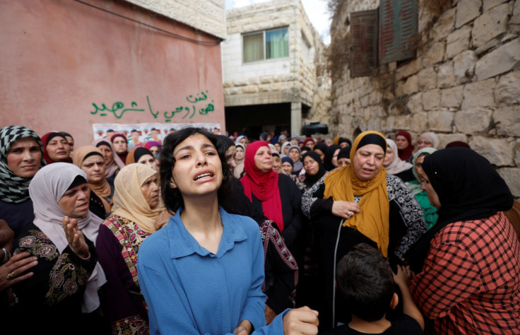 Funeral of Palestinian teen killed by Israeli forces, in the West Bank