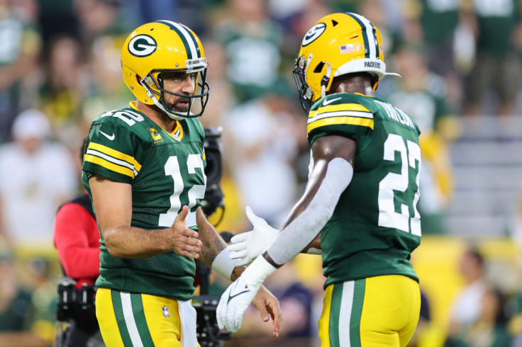 Aaron Rodgers and Jaire Alexander