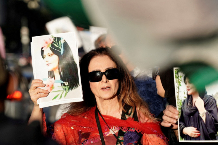 California Kurds protest following death of Zhina Mahsa Amini, in Los Angeles