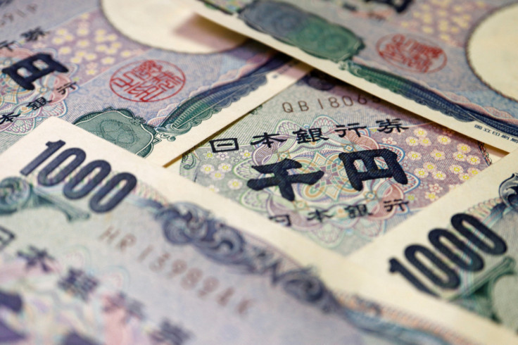 Illustration picture of Japanese yen banknotes