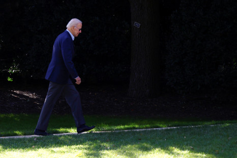 U.S. President Joe Biden arrives at the White House in Washington