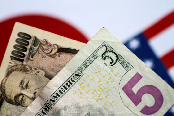 Illustration photo of U.S. dollar and Japan yen notes