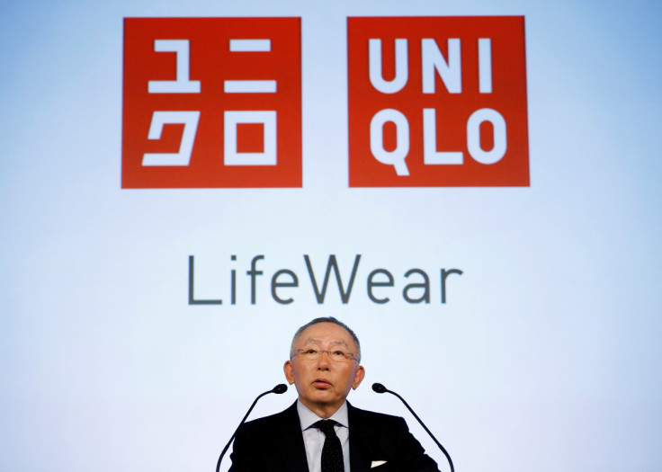 Tadashi Yanai, chairman and CEO of Fast Retailing Co., operator of Japan's Uniqlo clothing outlets, attends a news conference to mark the unveiling of the company's new headquarters building called UNIQLO CITY TOKYO in Tokyo