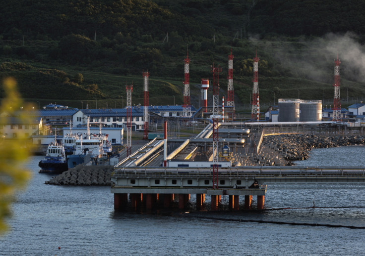 A view shows oil terminal Kozmino near Nakhodka