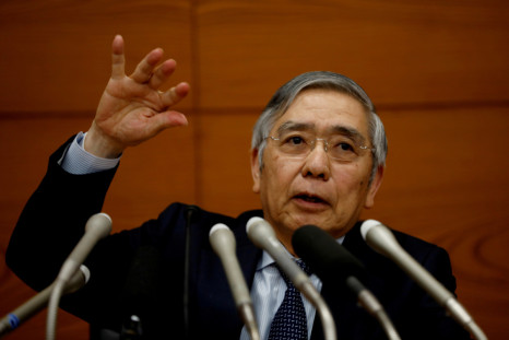 Bank of Japan Governor Haruhiko Kuroda speaks at a news conference in Tokyo