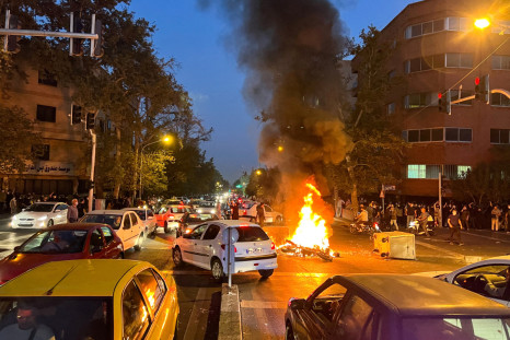 Protest over the death of Mahsa Amini, in Tehran
