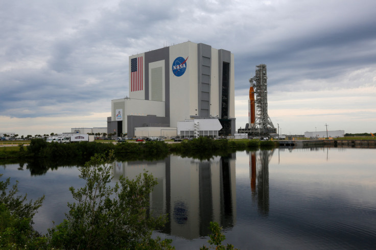 NASA's giant Artemis 1 moon rocket is rolled back to the Vehicle Assembly Building off its Cape Canaveral lauchpad