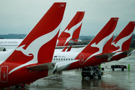Qantas aircraft are seen on the tarmac at Melbourne International Airport in Melbourne