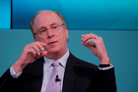 Larry Fink, Chief Executive Officer of BlackRock, takes part in the Yahoo Finance All Markets Summit in New York