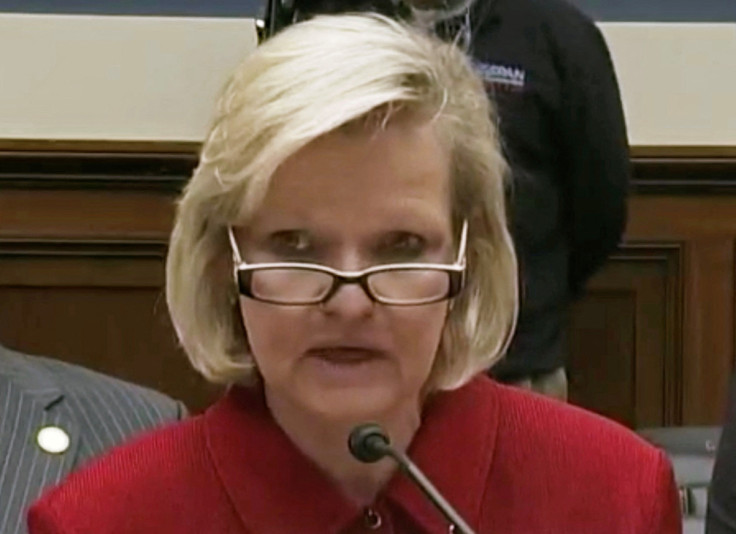 Lawyer Cleta Mitchell speaks during a Capitol Hill hearing