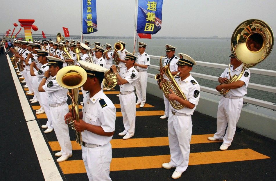 Worlds longest cross-sea bridge opens in China