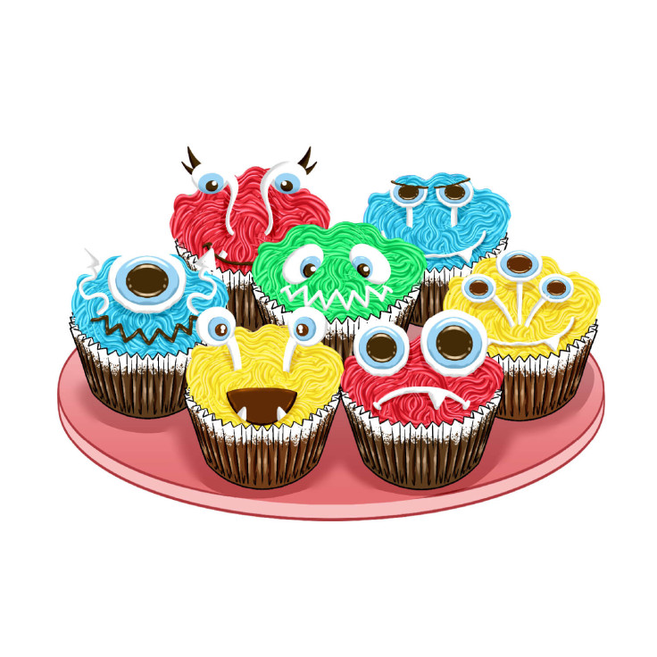 Duff Monster Cupcakes