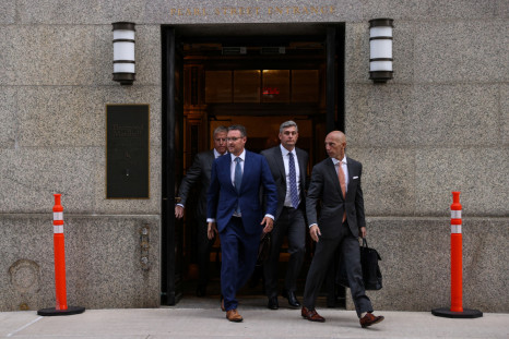 Trevor Milton, founder and former-CEO of Nikola Corp., departs the Thurgood Marshall United States Courthouse in New York