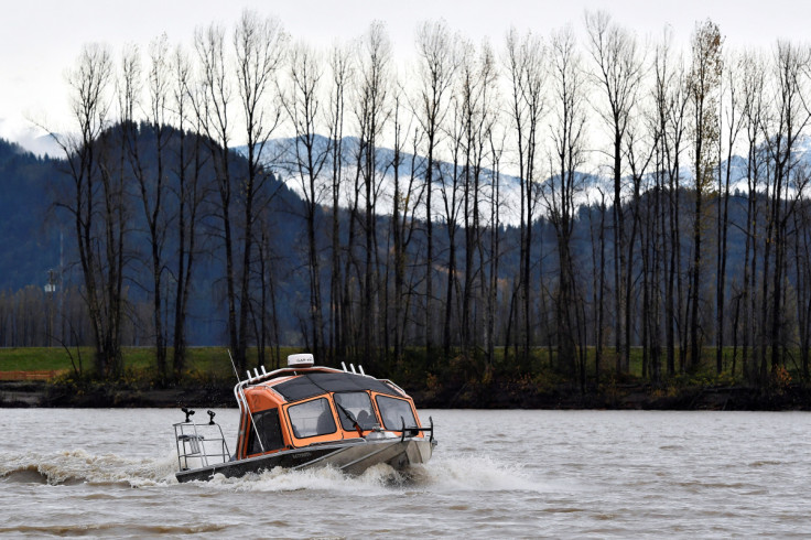 Rainstorms cause flooding in the western Canadian province of British Columbia